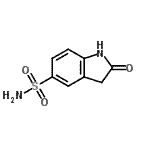 结构式 CAS# 175075-24-8, 2-氧代-5-吲哚啉磺酰胺