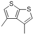 structure of CAS# 175202-58-1, 3,4-Dimethylthieno[2,3-b]thiophene;Zinc00125554;Km 03443