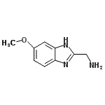 结构式 CAS# 175530-52-6, 1-(5-甲氧基-1H-苯并咪唑-2-基)甲胺