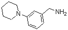 结构式 CAS# 175696-71-6, 3-(1-哌啶基)-苯甲胺