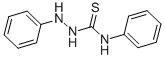结构式 CAS# 1768-59-8, N,2-二苯基-肼基硫代甲酰胺