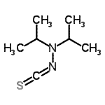 CAS 登录号：17709-98-7， (二异丙基亚肼基)甲硫酮