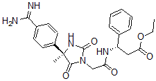 CAS#: 177563-40-5， Ethyl (3S)-3-[[2-[(4S)-4-(4-Carbamimidoylphenyl)-4-Methyl-2,5-Dioxoimidazolidin-1-Yl]Acetyl]Amino]-3-Phenylpropanoate