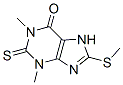 CAS#: 1784-69-6， 1,2,3,7-Tetrahydro-1,3-Dimethyl-8-(Methylthio)-2-Thioxo-6H-Purin-6-One