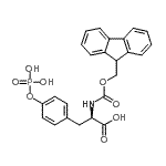 CAS 登录号：178432-30-9， N-[(9H-芴-9-基甲氧基)羰基]-O-膦酰-D-酪氨酸