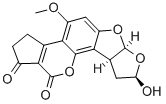 CAS#: 17878-54-5， (6aS-(6aalpha,8beta,9aalpha))-2,3,6a,8,9a-Hexahydro-8-hydroxy-4-methoxycyclopenta(c)furo(3',2':4,5)furo(2,3-h)(1)benzopyran-1,11-dione