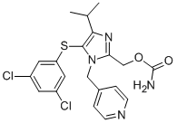 CAS#: 178979-85-6， [5-(3,5-Dichlorophenyl)Sulfanyl-4-Propan-2-Yl-1-(Pyridin-4-Ylmethyl)Imidazol-2-Yl]Methyl Carbamate