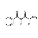 CAS#: 179600-41-0， N-[(2-<Sup>2</Sup>H<Sub>1</Sub>)Propanoyl](<Sup>2</Sup>H)Benzamide