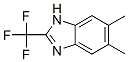 结构式 CAS# 1799-79-7, 2-(三氟甲基)-5,6-二甲基-1H-苯并咪唑
