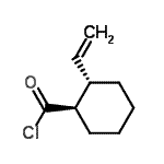 CAS 登录号：180908-14-9， (1R,2S)-2-乙烯基环己烷羰基氯化物