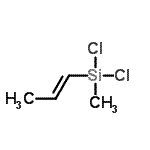 CAS#: 18142-37-5， Dichloro(Methyl)(1E)-1-Propen-1-Ylsilane