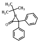 CAS#: 18150-78-2， 1-(2-Methyl-2-Propanyl)-3,3-Diphenyl-2-Aziridinone