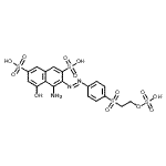 CAS#: 181531-25-9， 4-Amino-5-Hydroxy-3-[(E)-(4-{[2-(Sulfooxy)Ethyl]Sulfonyl}Phenyl)Diazenyl]-2,7-Naphthalenedisulfonic Acid