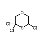 CAS#: 18327-93-0， 3,3,5-Trichloro-1,4-Oxathiane