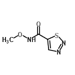 CAS#: 183298-85-3， N-Methoxy-1,2,3-Thiadiazole-5-Carboxamide