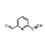 CAS#: 183438-97-3， 6-Ethynyl-2-Pyridinecarbaldehyde