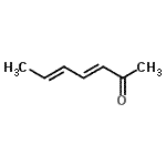 CAS 登录号：18402-90-9， (3E,5E)-3,5-庚二烯-2-酮