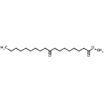 结构式 CAS# 1842-70-2, 甲基9-氧代硬脂酸酯