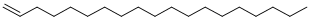 structure of CAS# 18435-45-5, 1-Nonadecene;74230_Fluka;1-Nonadecene;Nsc77135