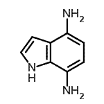 CAS#: 184485-83-4， 1H-Indole-4,7-Diamine