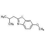 CAS 登录号：184835-96-9， 2-异丁基-6-甲氧基-1,3-苯并噻唑