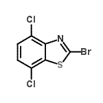 CAS 登录号：1849-68-9， 2-溴-4,7-二氯-1,3-苯并噻唑