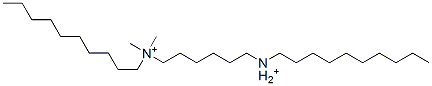 CAS 登录号：18699-36-0， N,N'-二(癸基二甲基)-1,6-己烷二铵