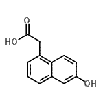 CAS 登录号：18705-35-6， (6-羟基-1-萘基)乙酸
