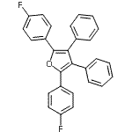 CAS#: 18749-93-4， 2,5-Bis(4-Fluorophenyl)-3,4-Diphenylfuran