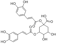 CAS#: 1884-24-8， 1,3-Bis[[3-(3,4-Dihydroxyphenyl)-1-Oxo-2-Propen-1-Yl]Oxy]-4,5-Dihydroxy-Cyclohexanecarboxylicacid