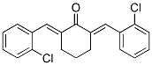 结构式 CAS# 18989-81-6, 2,6-二(O-氯苄亚基)环己烷-1-酮