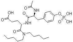 CAS#: 190078-50-3， N-Acetyl-O-Phosphono-L-Tyrosyl-N,N-Dipentyl-L-alpha-Glutamine