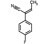 CAS#: 190207-95-5， (2Z)-2-(4-Fluorophenyl)-2-Butenenitrile