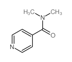 CAS 登录号：1903-64-6， 4-吡啶甲酰胺,N,N-二甲基-