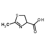 CAS#: 190601-71-9， 2-Methyl-4,5-Dihydro-1,3-Thiazole-4-Carboxylic Acid