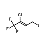 结构式 CAS# 191591-41-0, (2Z)-2-氯-1,1,1-三氟-4-碘-2-丁烯