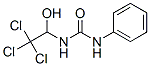 结构式 CAS# 19177-72-1, 1-苯基-3-(2,2,2-三氯-1-羟基乙基)脲