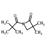 CAS 登录号：192998-85-9， 1-(2,2-二甲基丙烷酰基)-3,3-二甲基-2-氮杂环丁酮