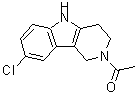 CAS#: 19686-26-1， 1-(8-Chloro-1,3,4,5-Tetrahydro-2H-Pyrido[4,3-b]Indol-2-Yl)Ethanone