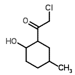 CAS 登录号：196875-76-0， 2-氯-1-(2-羟基-5-甲基环己基)乙酮