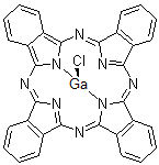 结构式 CAS# 19717-79-4, 镓(III)-酞菁氯化物