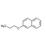 结构式 CAS# 19718-45-7, 2-丙氧基萘