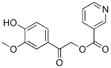 CAS#: 19767-91-0， 2-(4-Hydroxy-3-Methoxyphenyl)-2-Oxoethyl Nicotinate
