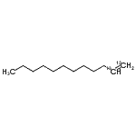 结构式 CAS# 198332-88-6, (1,2-<sup>13</sup>C<sub>2</sub>)-1-十二碳烯