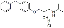 CAS 登录号:20041-45-6, 1-(4-苄基苯氧基)-3-(丙-2-基氨基)丙-2-醇盐酸盐