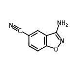 CAS 登录号：201157-76-8， 3-氨基-1,2-苯并恶唑-5-甲腈