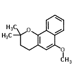 CAS#: 20213-26-7， 6-Methoxy-2,2-Dimethyl-3,4-Dihydro-2H-Benzo[h]Chromene