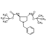 CAS#: 205251-35-0， Bis(2-Methyl-2-Propanyl) [(3R,4R)-1-Benzyl-3,4-Pyrrolidinediyl]Biscarbamate