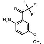 CAS#: 205756-71-4， 1-(2-Amino-5-Methoxyphenyl)-2,2,2-Trifluoroethanone