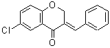 CAS 登录号:206071-98-9, 3-亚苄基-6-氯-2,3-二氢-4H-苯并吡喃-4-酮